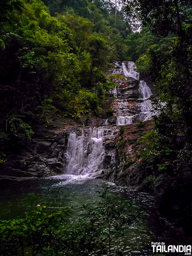 Visitando Cascada de Lampi en Khao Lak