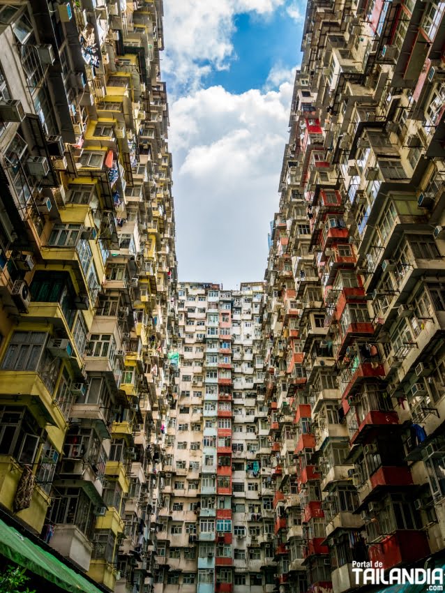 Visitando el edificio monstruo de Hong Kong