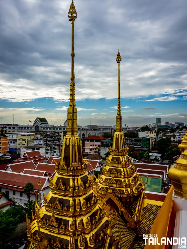 Vistas desde Loha Prasat de Bangkok