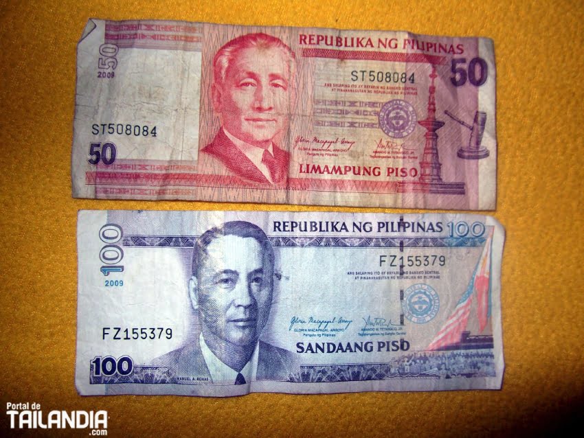 Billetes de pesos Filipinos