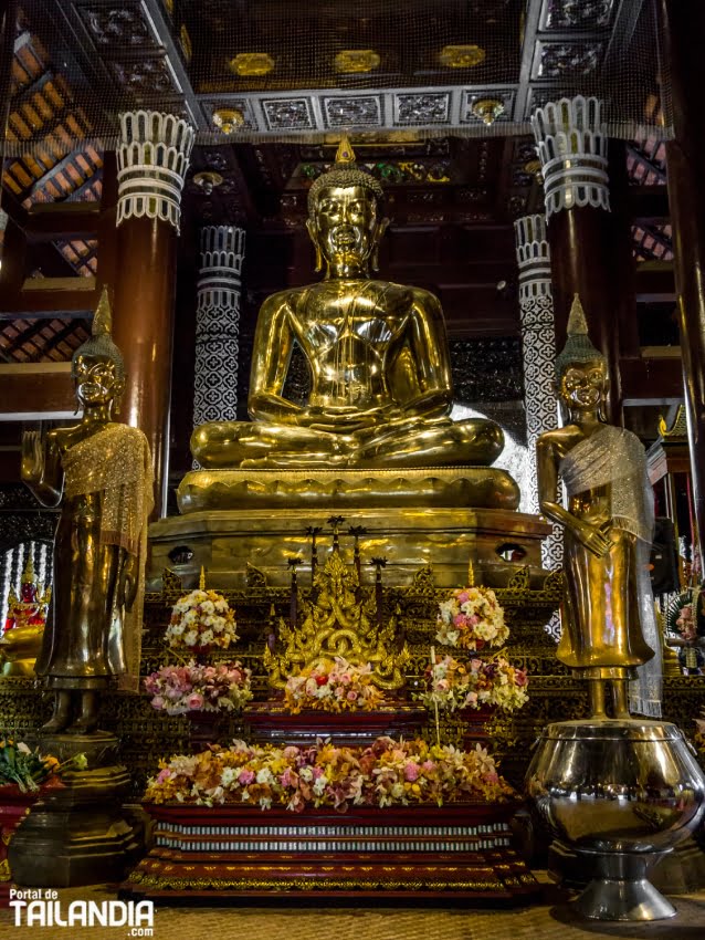 Budas del Wat Lok Moli en Chiang Mai