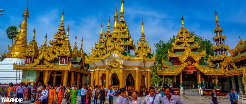 Conociendo la pagoda de Yangon