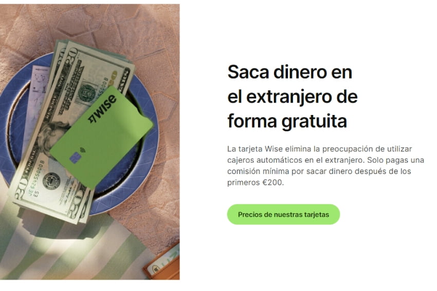 Mejor tarjeta de viaje sacar dinero