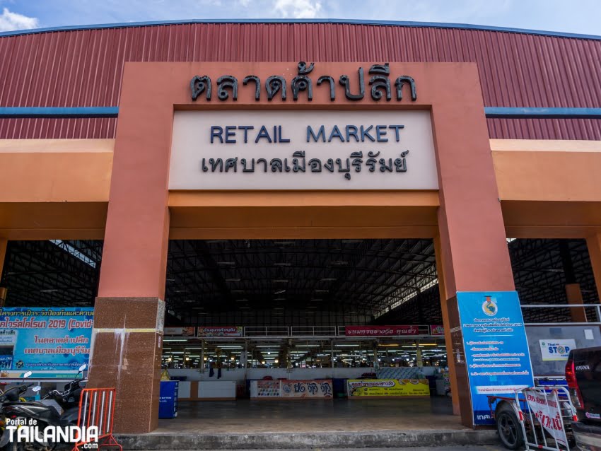 Mercado central de Buriram