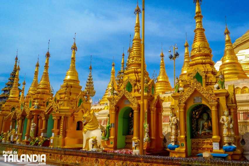 Paseando por la Pagoda Shwedagon