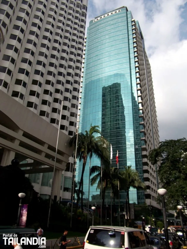 Rascacielos en la ciudad de Manila