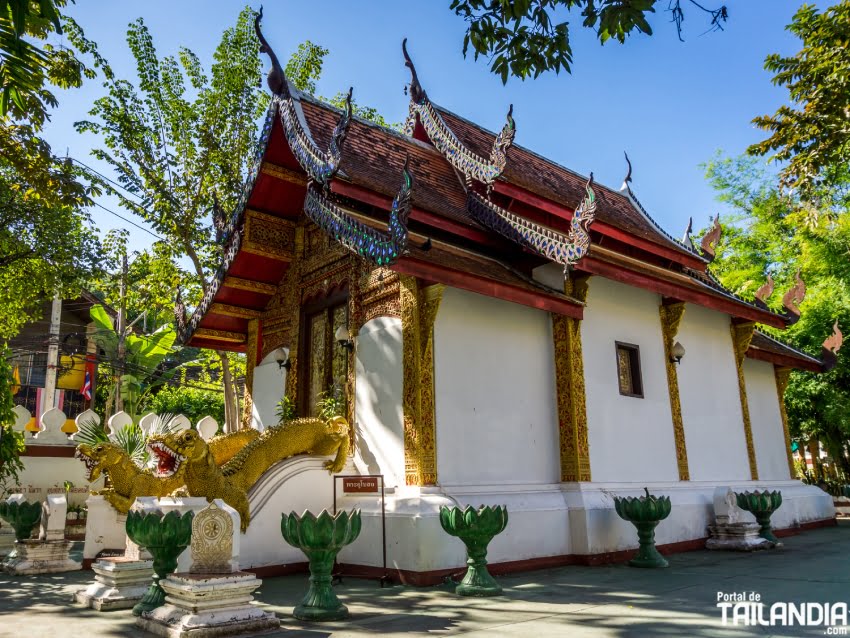 Recinto Wat Umong Mahathera Chan de Chiang Mai