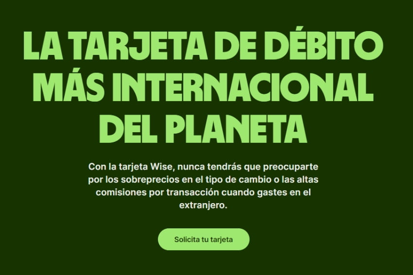 Tarjeta más viajera e internacional