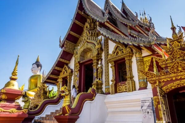 Templo Wat Rajamontean en Chiang Mai