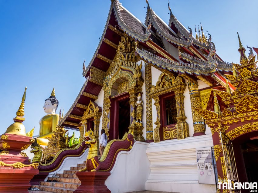 Templo Wat Rajamontean en Chiang Mai