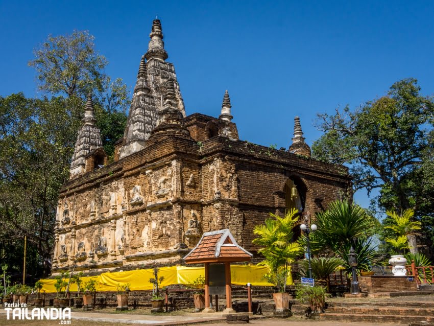 Fotografiando el Wat Jed Yod de Chiang Mai