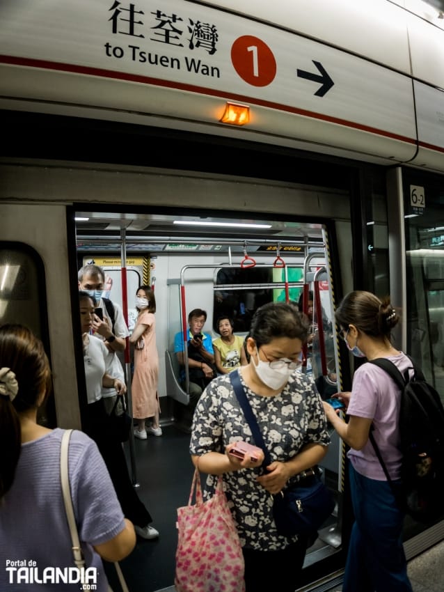 Como moverse por Hong Kong en metro