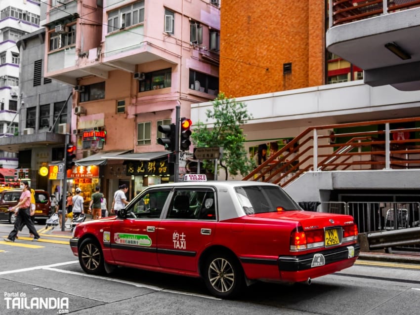 Como moverse por Hong Kong en taxi