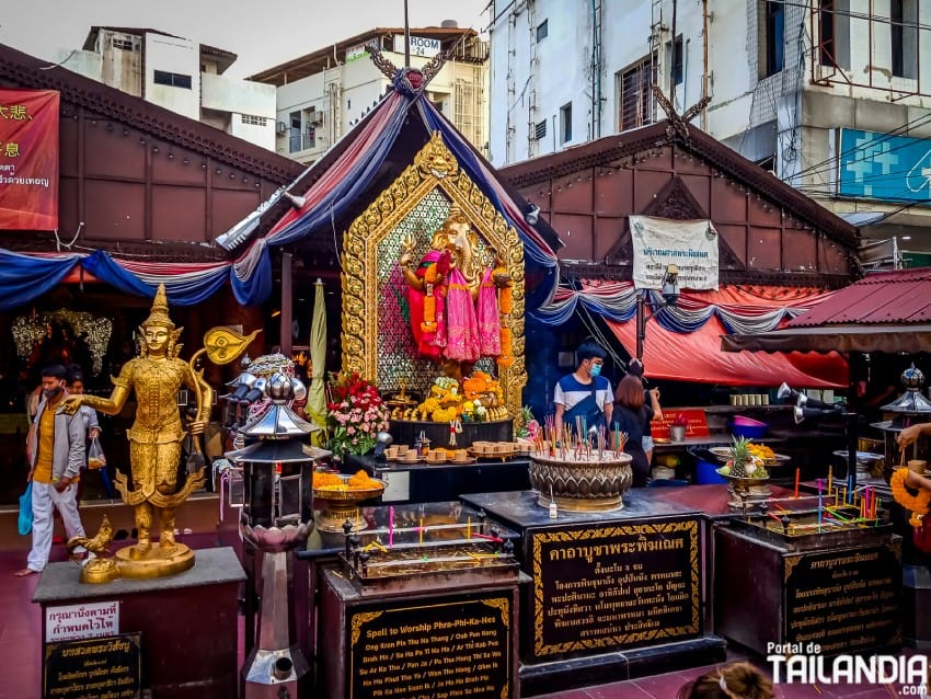 El Templo de Ganesha en Huai Khwang, Bangkok