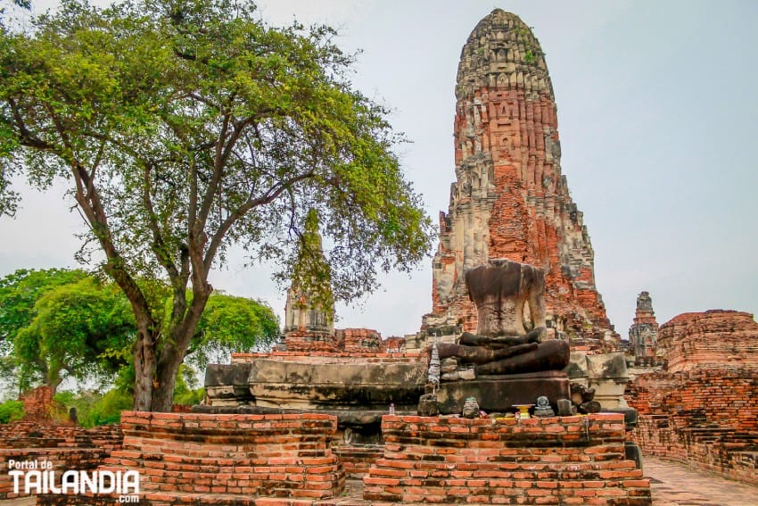 Ruinas históricas de Ayutthaya