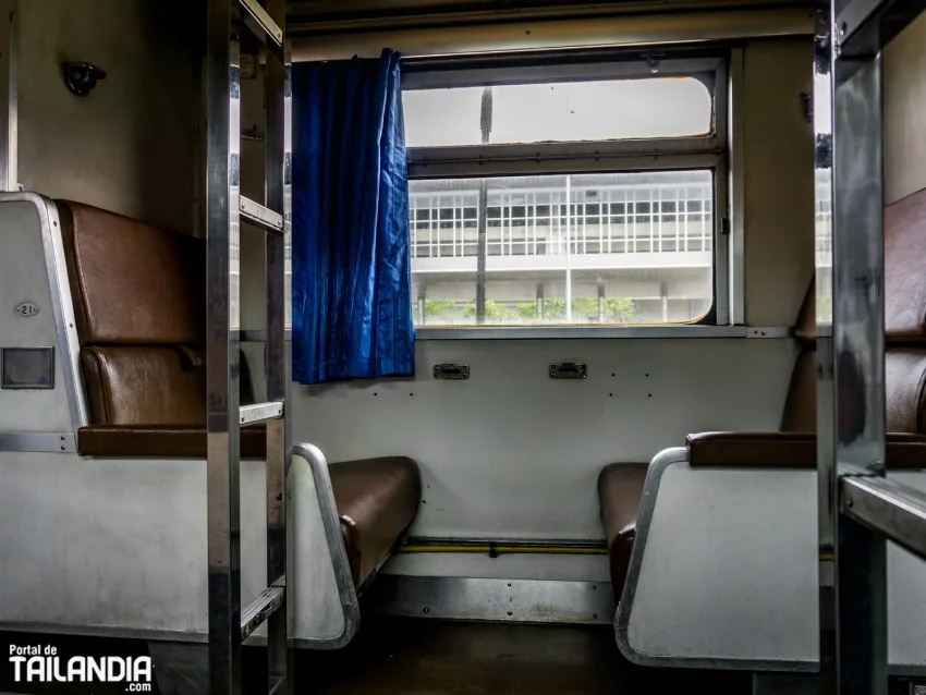 Tren de Bangkok a Chiang Mai 3a clase