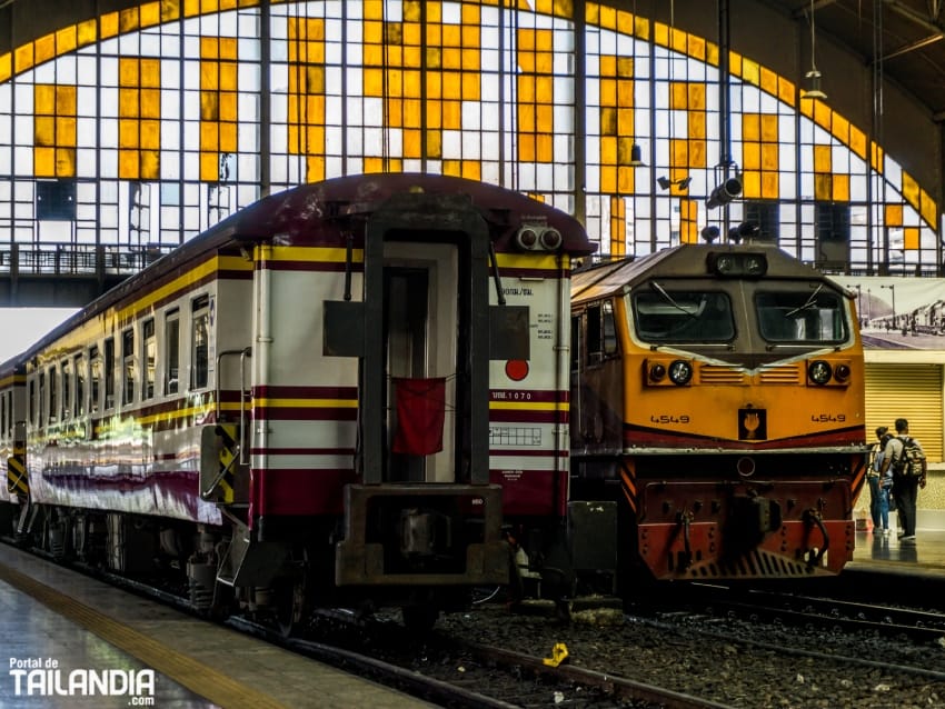 Tren de Bangkok a Chiang Mai Tailandia