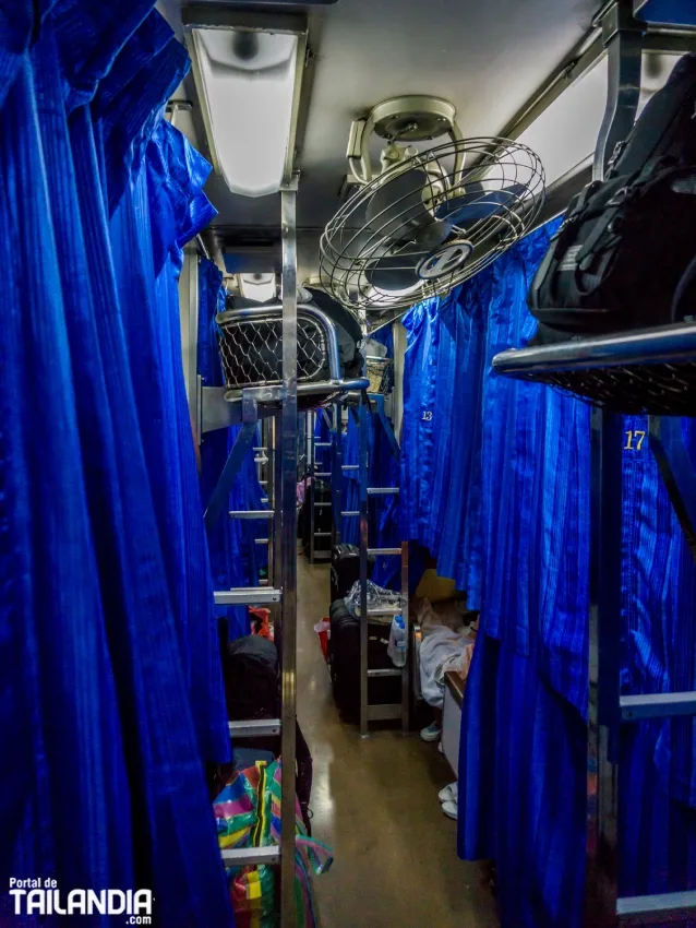 Tren litera de Bangkok a Chiang Mai