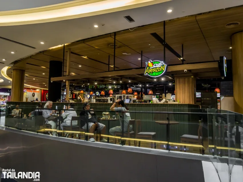 Amazon café en el norte de Tailandia