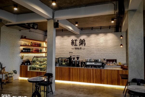 Cafetería Hong Di Coffee de Bangkok Cafetería Hong Di Coffee de Bangkok