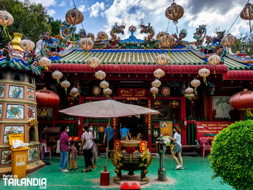 Guan Yu Shrine, un Santuario a orillas del río Chao Phraya