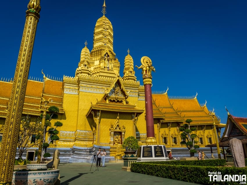 Gran Salón Templo de Vajradhamma, en Ancient Siam
