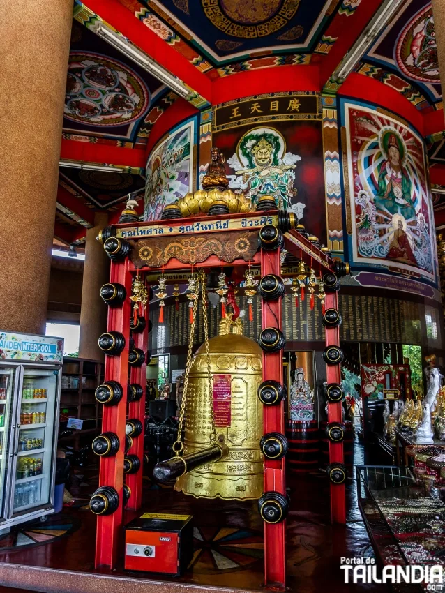 Recorriendo el Guan Yin Shrine en Bangkok
