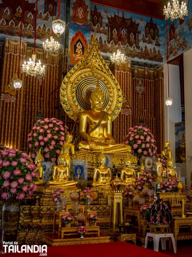 Interior del centro de Bangkok en Tailandia