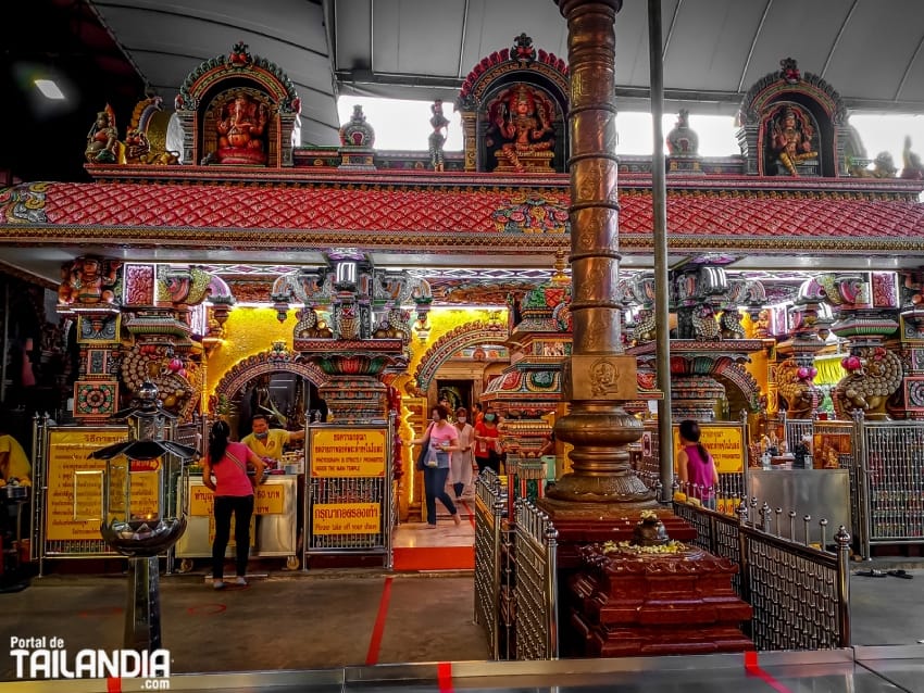 Conociendo templo de Bangkok Sri Maha Mariamman
