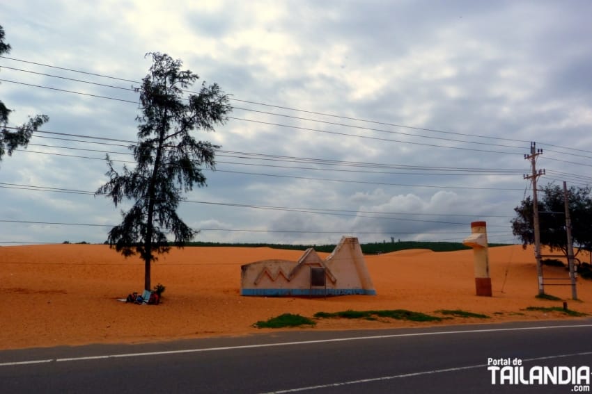 Dunas de arena en Mui Ne en Vietnam