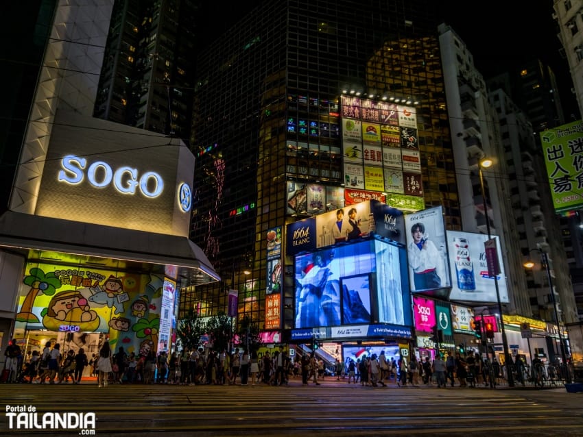 Explorando Causeway Bay en Hong Kong