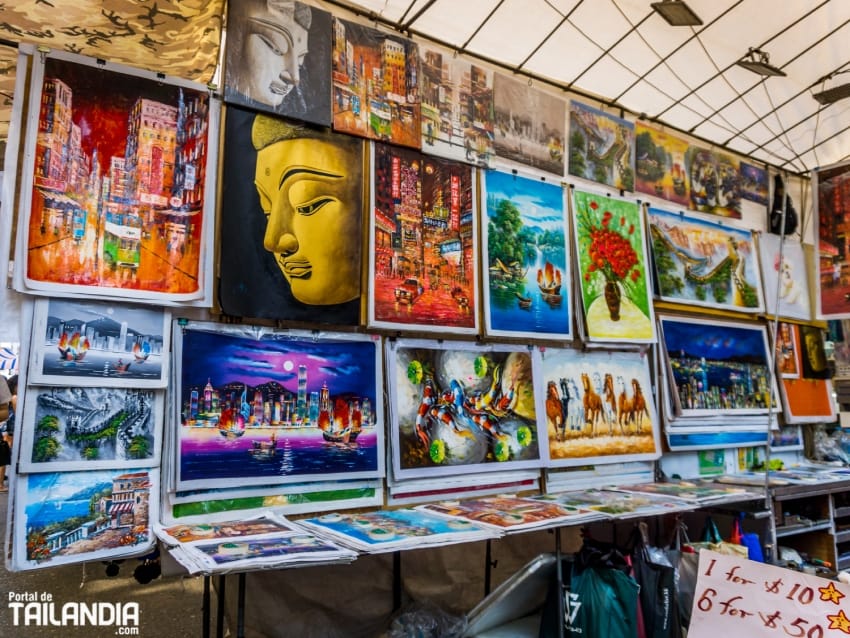 Ladies Market en Hong Kong