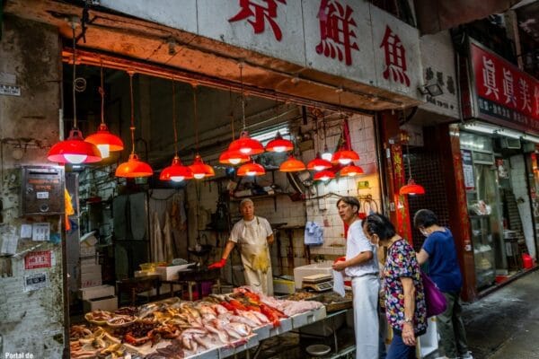 Mercado callejero Chun Yeung de Hong Kong Mercado callejero Chun Yeung de Hong Kong