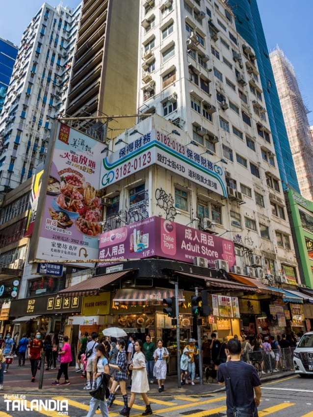 Recorriendo el Ladies Market en Hong Kong