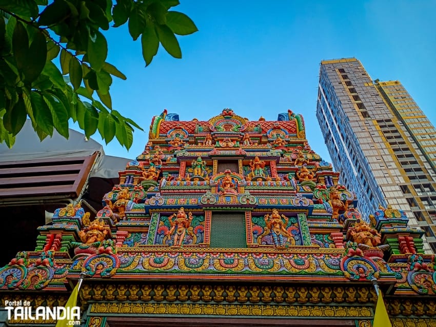 Sri Maha Mariamman en el centro de Bangkok