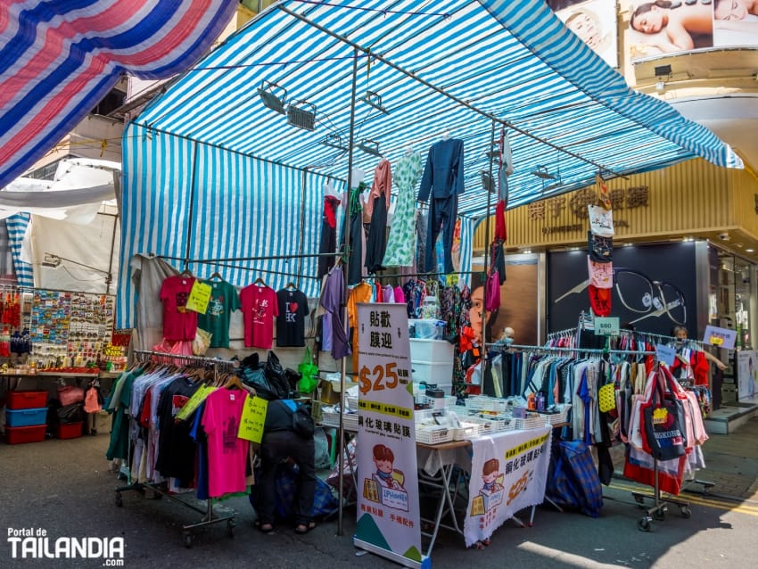 Tenderos Ladies Market en Hong Kong