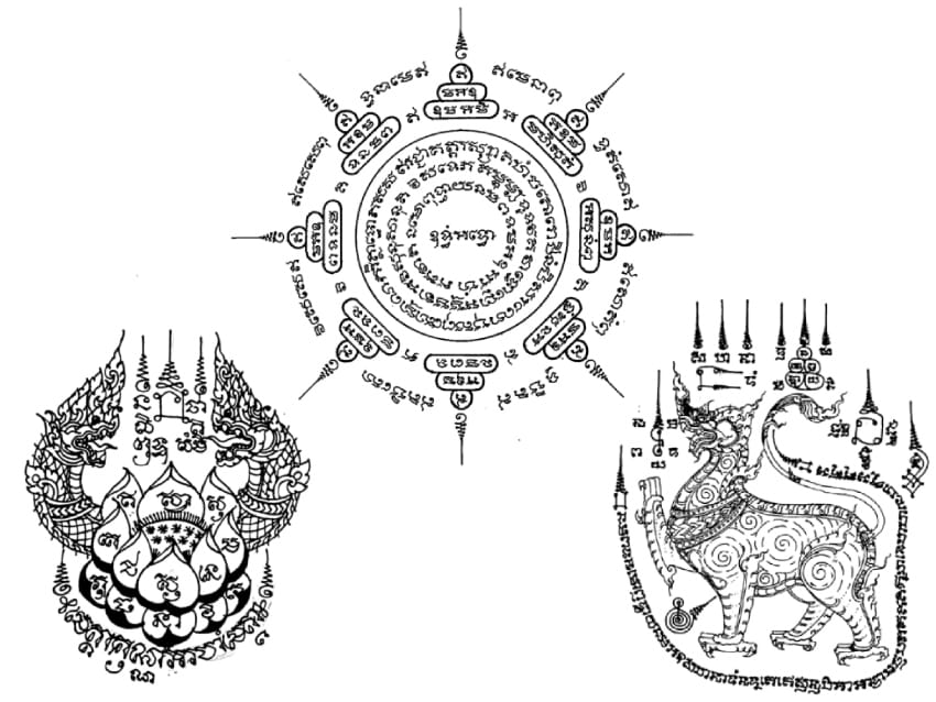 Tatuaje de Tailandia budista