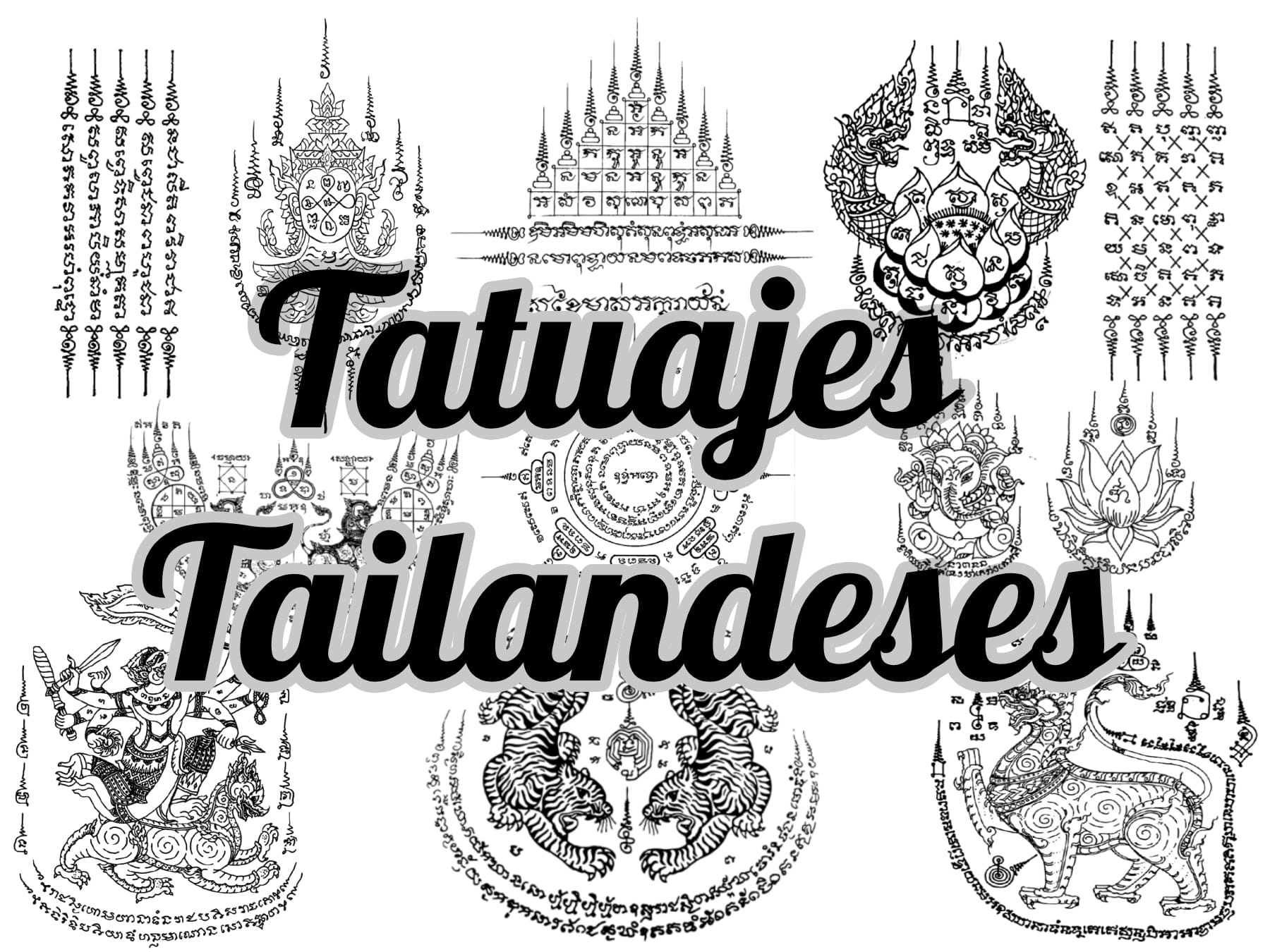 Tatuajes Tailandeses budistas