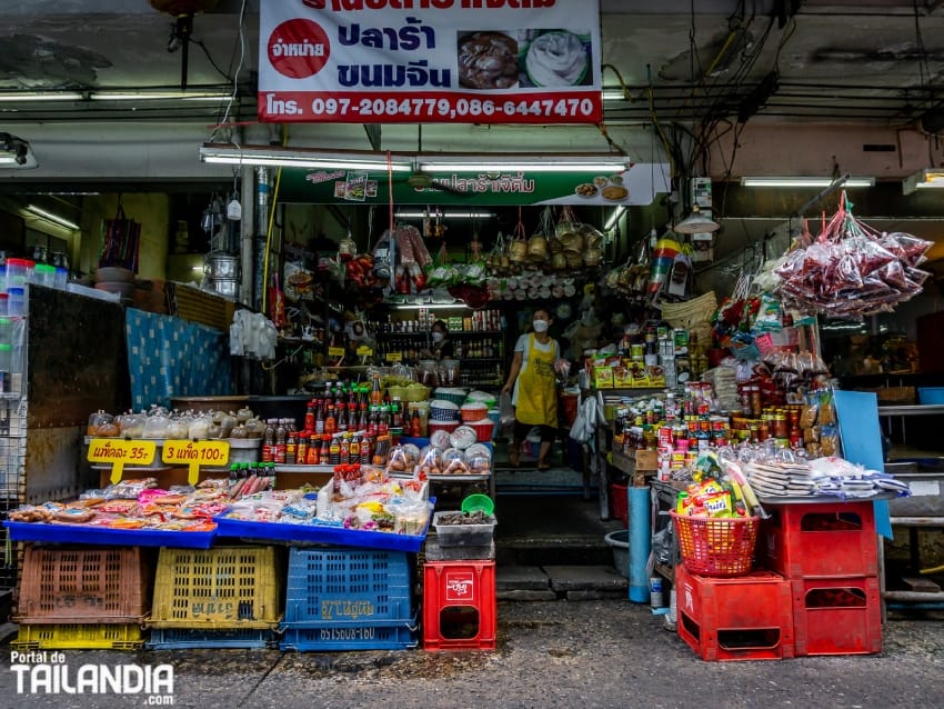 Tienda de especies en Bangkok