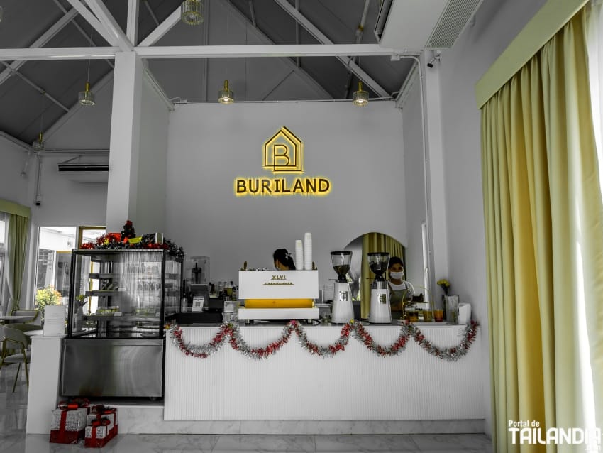 Barra de la cafetería de Buriland