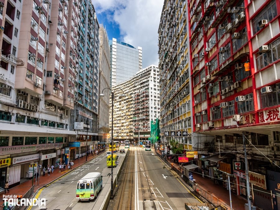 North Point en la isla de Hong Kong