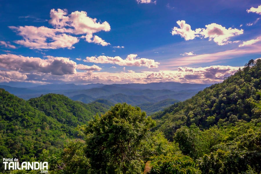Samoeng Loop ruta en moto desde Chiang Mai