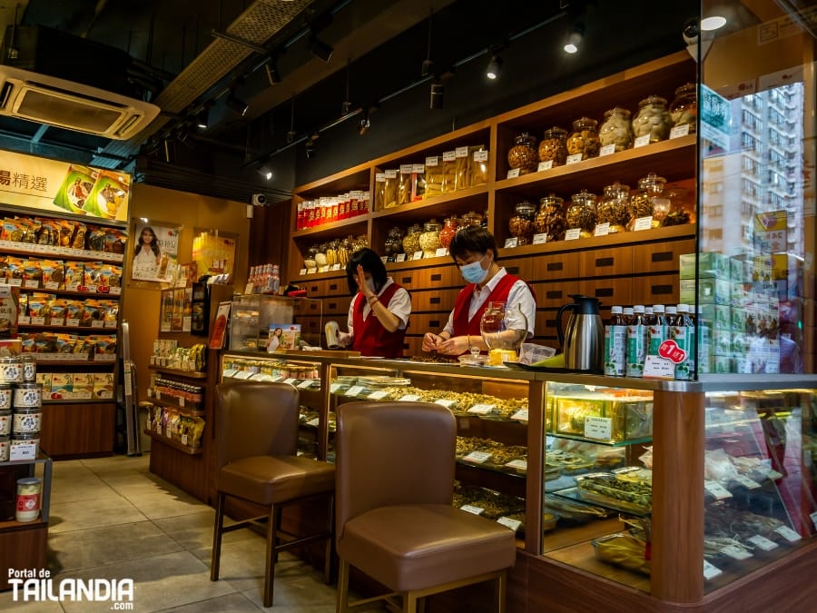 Tienda en North Point en la isla de Hong Kong