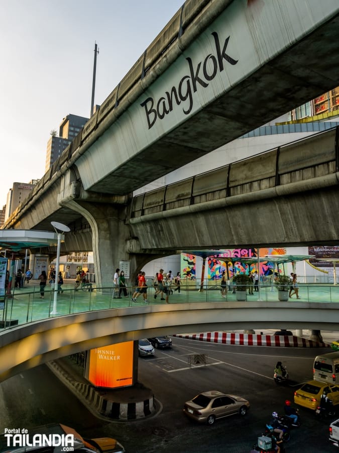 Explorando la zona de Siam en Bangkok
