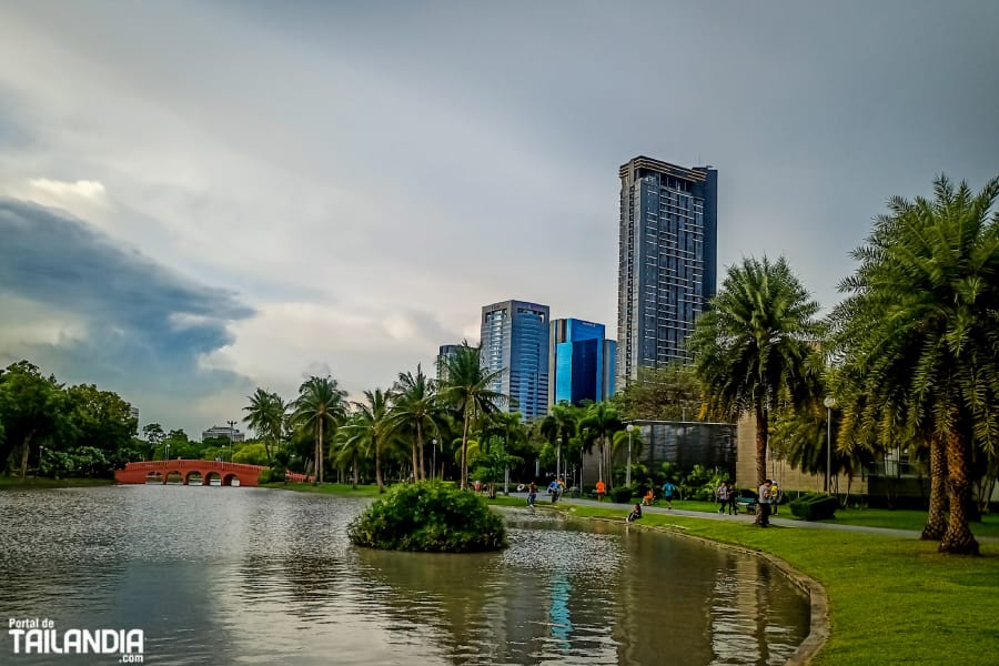 Parque Chatuchak en el norte de Bangkok