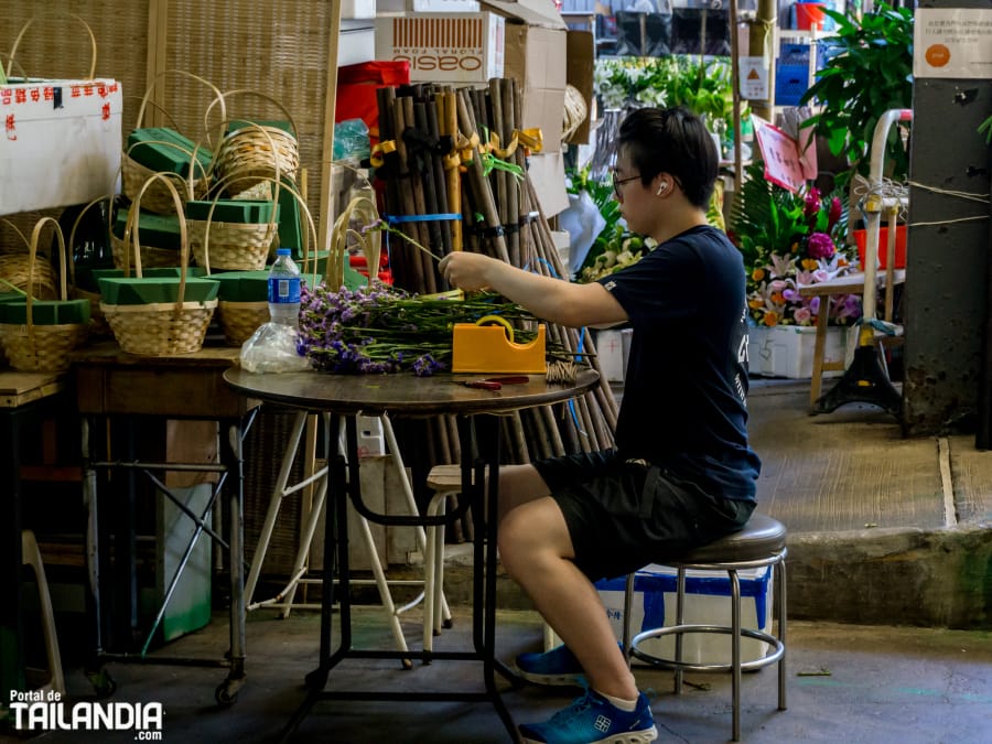 Paseando por Haiphong Road market en Hong Kong