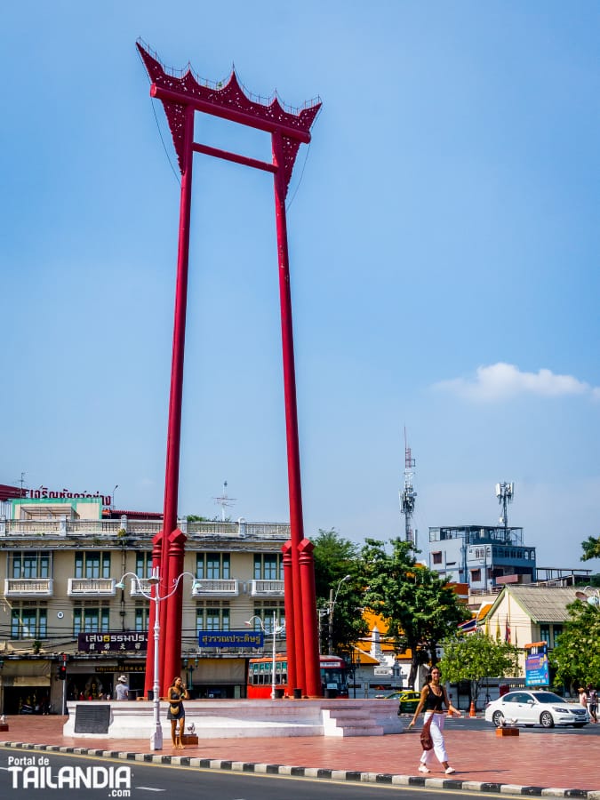 Conociendo el Giant Swing o columpio gigante de Bangkok