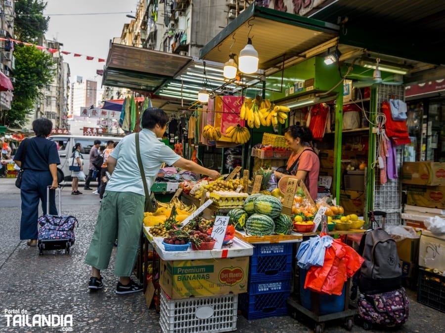 Conociendo el Reclamation Street Market en Hong Kong