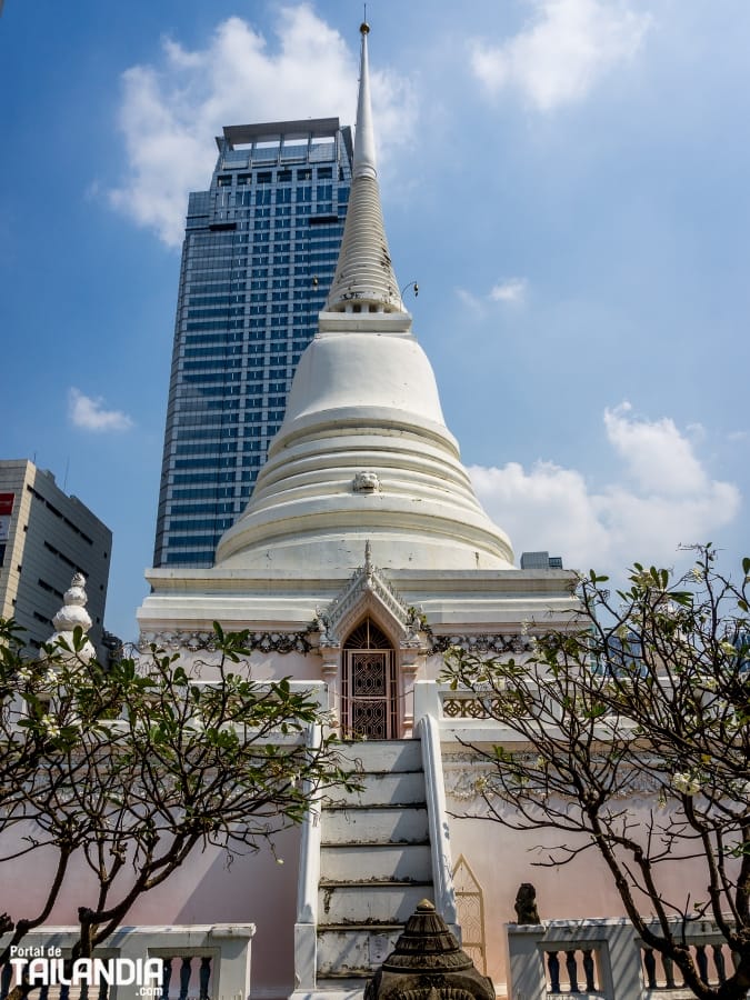 Pagoda del templo Pathum Wanaram de Bangkok