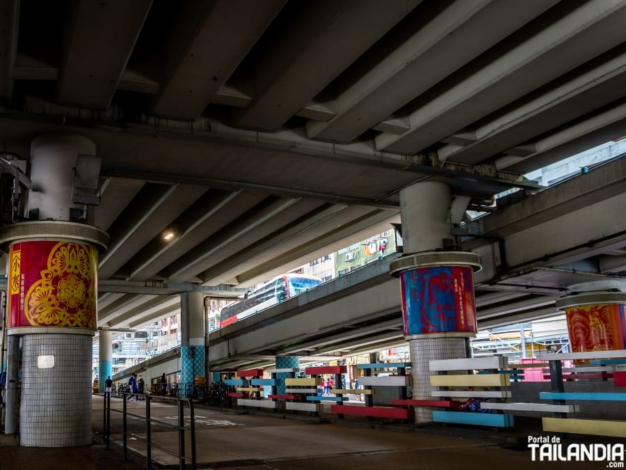 Canal Road Flyover Sitting-out Area